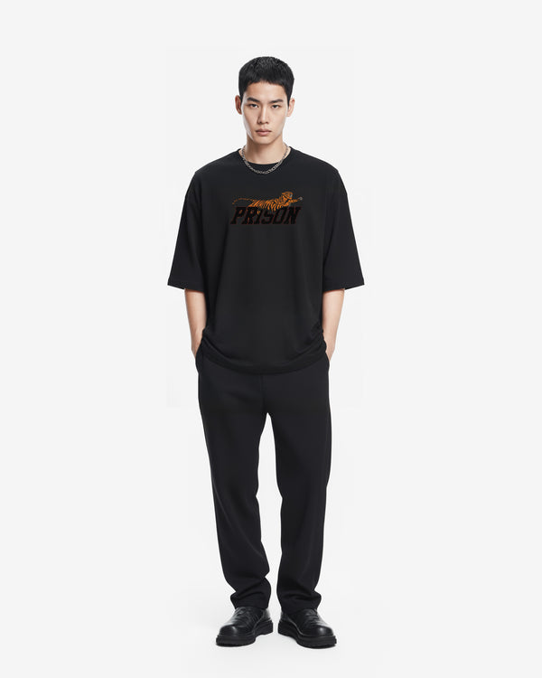 Camiseta street wear tiger preta