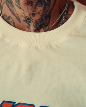 Oversized new york off white t-shirt.