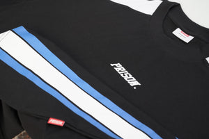 Camiseta esportiva Fast lane preta