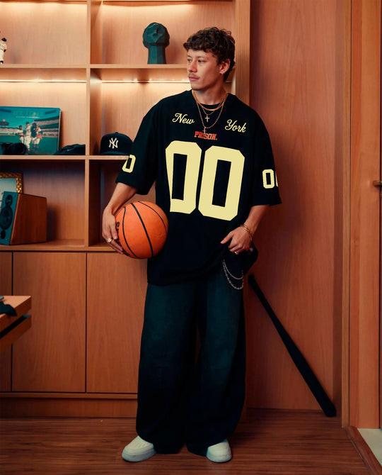 Camiseta Oversized Prison New York