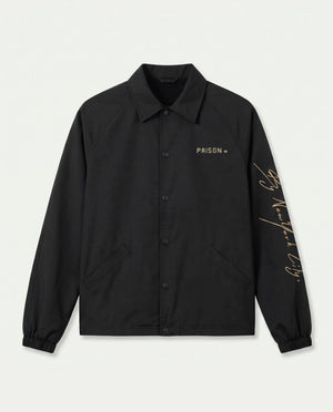 Coach Jacket corta vento Oversized Sovereign Preta