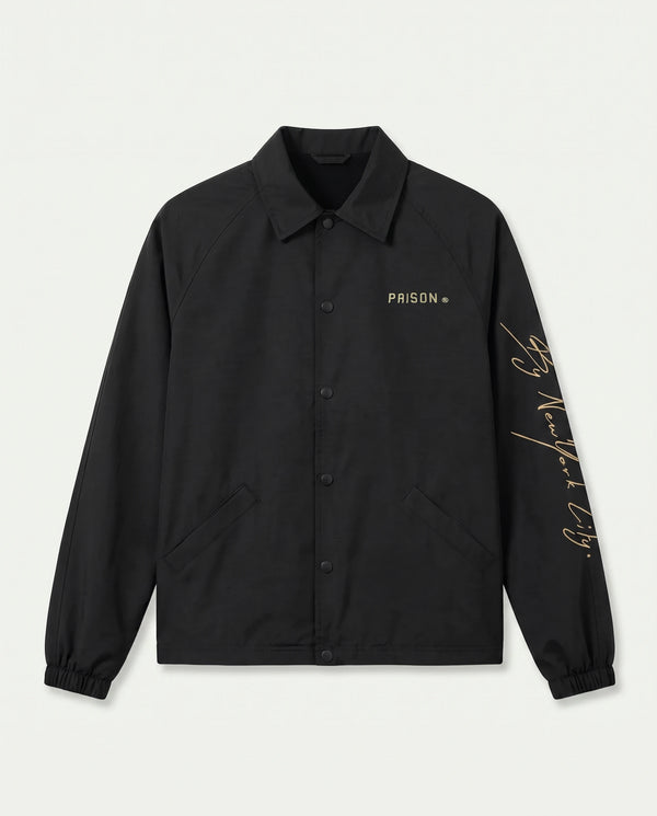 Coach Jacket corta vento Oversized Sovereign Preta