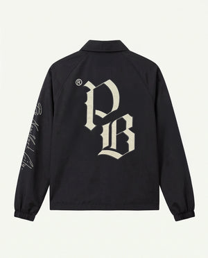 Coach Jacket corta vento Oversized Sovereign Preta