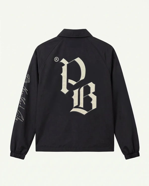 Coach Jacket corta vento Oversized Sovereign Preta