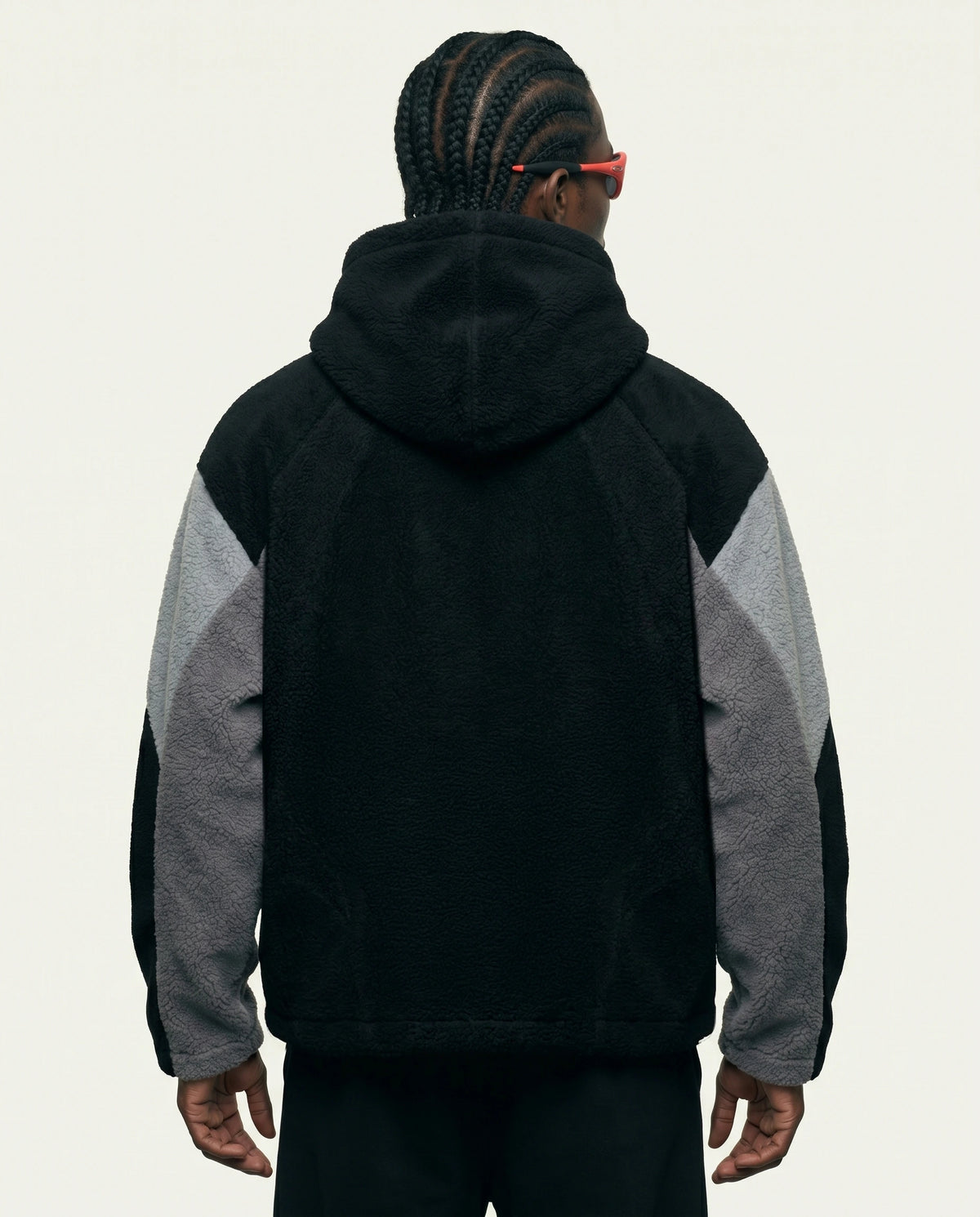 Jaqueta Fleece Eclipse Grey Capuz Premium