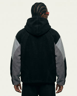 Jaqueta Fleece Eclipse Grey Capuz Premium