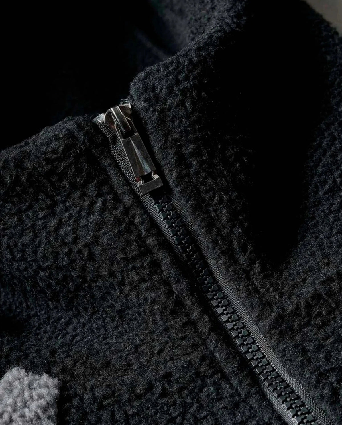 Jaqueta Fleece Eclipse Grey Capuz Premium