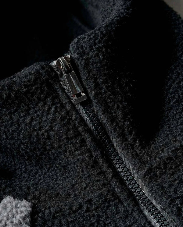 Jaqueta Fleece Eclipse Grey Capuz Premium