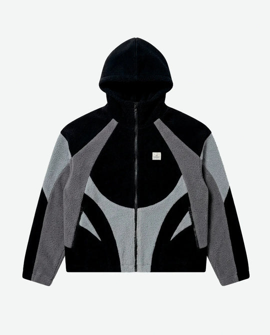 Jaqueta Fleece Prison Eclipse Grey | Capuz Premium