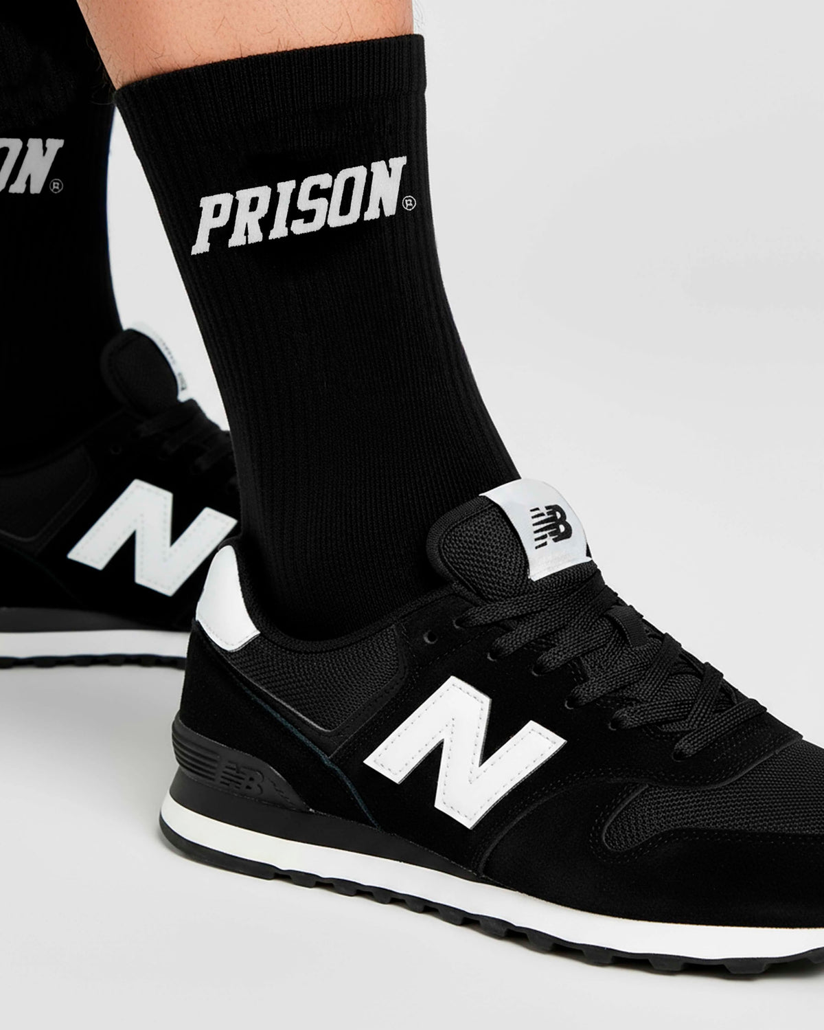 Pack 3un meia new york prison preta