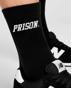 Pack 3un meia new york prison preta