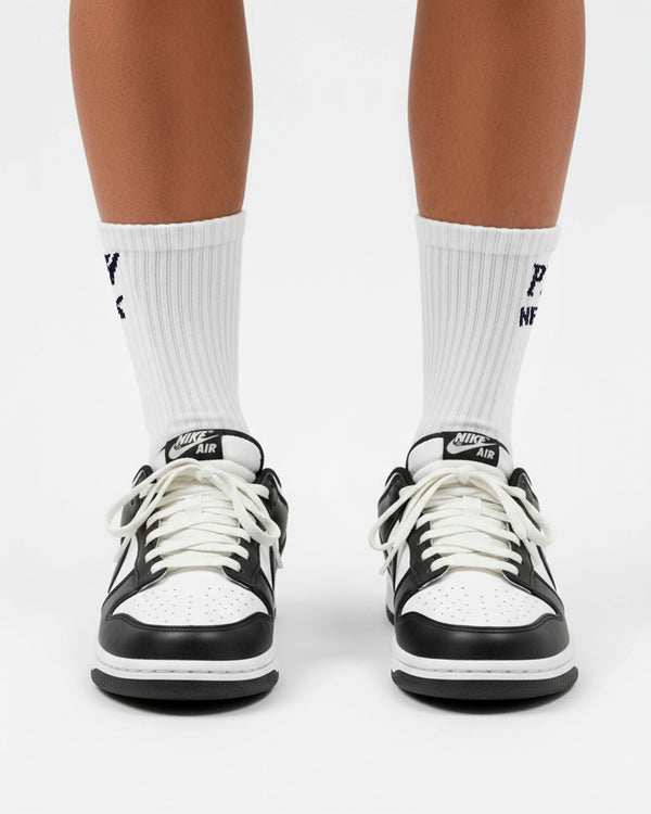 Pack 3un meia prison branca