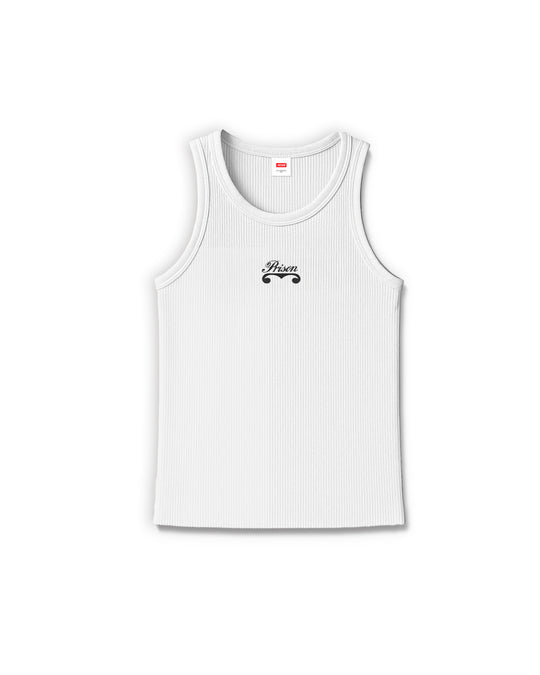 Regata canelada branca prison x mavericks