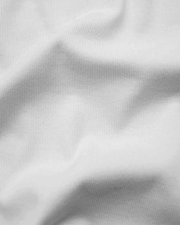 Regata canelada branca prison x mavericks