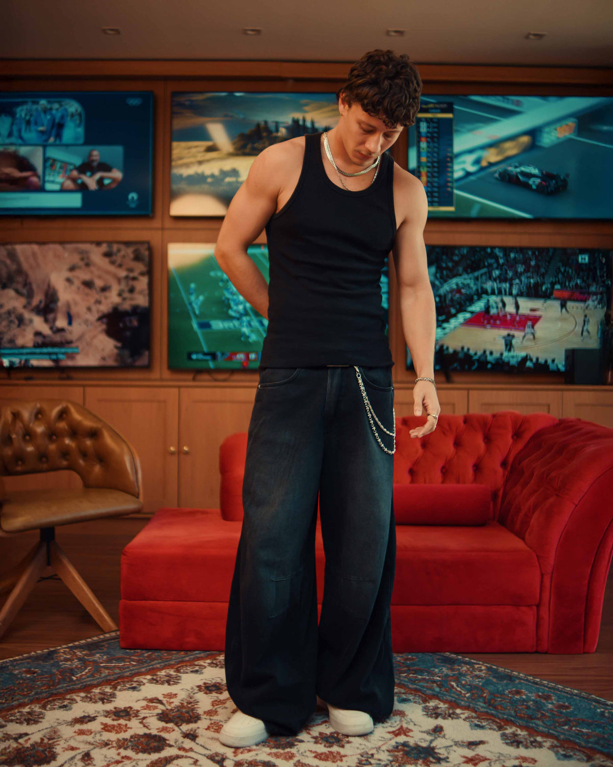 Regata canelada GTA Carl Johnson Preta