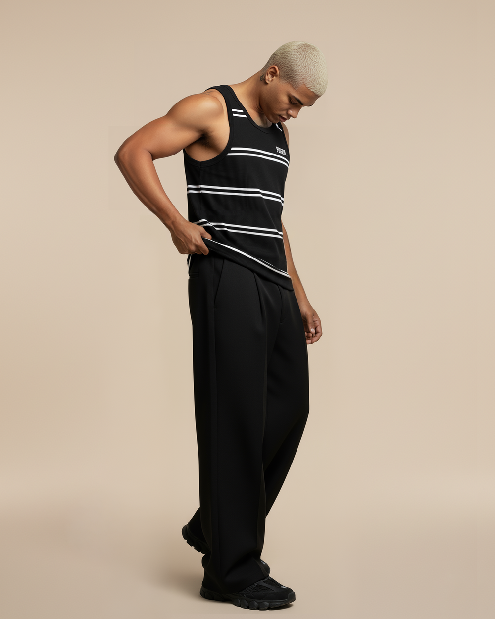 Regata listrada machão over crow