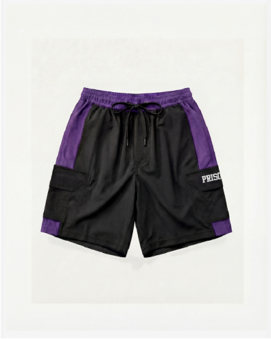 Short cargo running dual colors