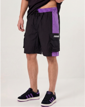 Short cargo running dual colors