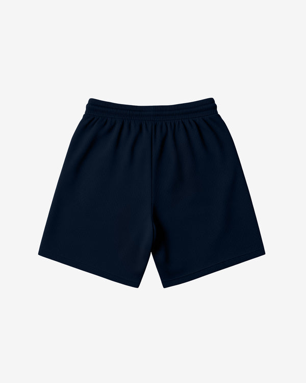 Short masculino minimalista azul