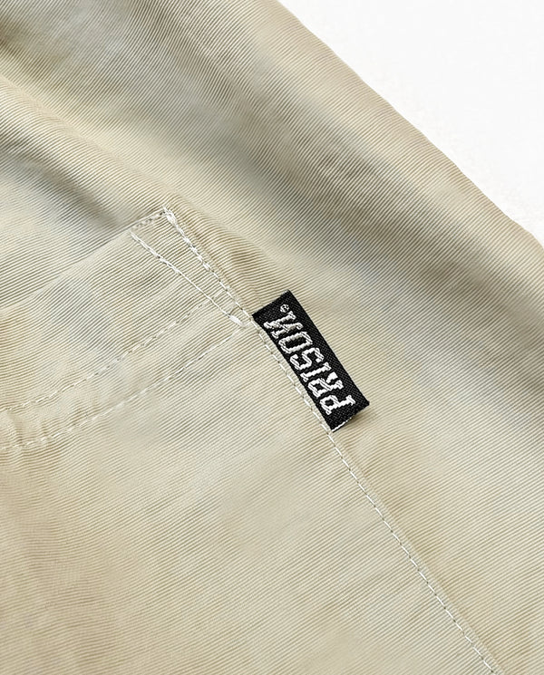 Short de Corrida Masculino Prison New York Bege