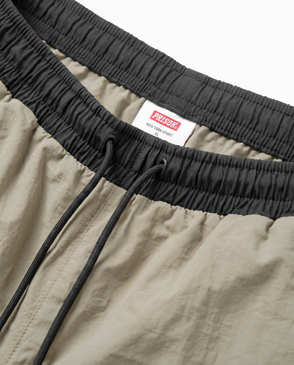 Short de Corrida Masculino Prison New York Bege