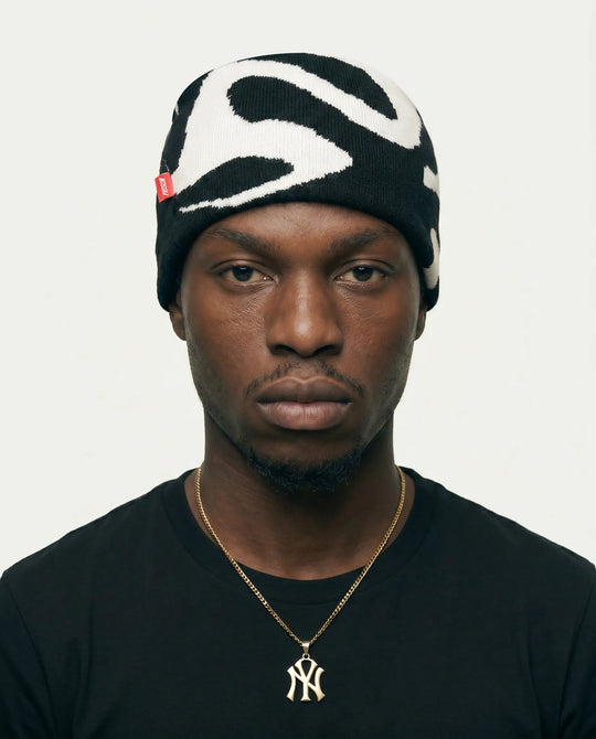 Gorro Tricot Wave Knit Black