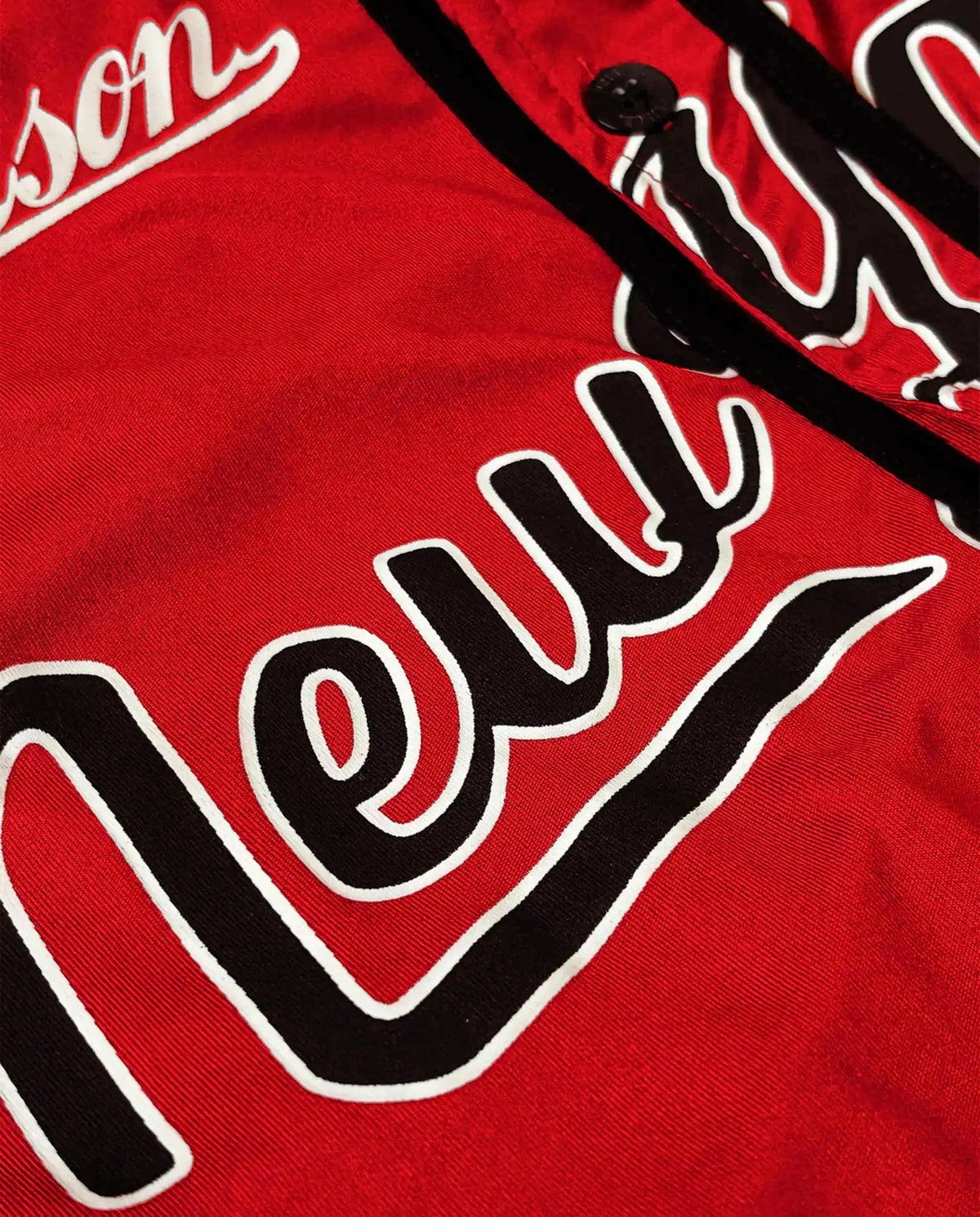 Camisa de Baseball Jersey New York Vermelha