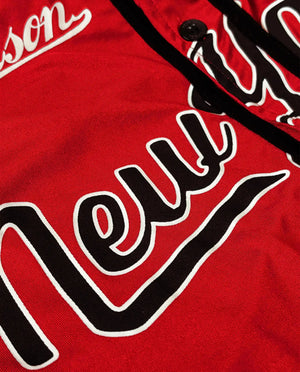 Camisa de Baseball Jersey New York Vermelha