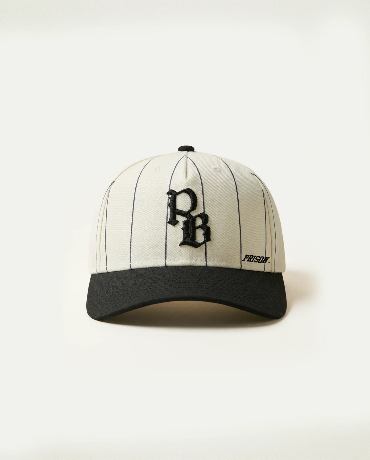 Boné aba curva listrado Brooklyn x Prison frente