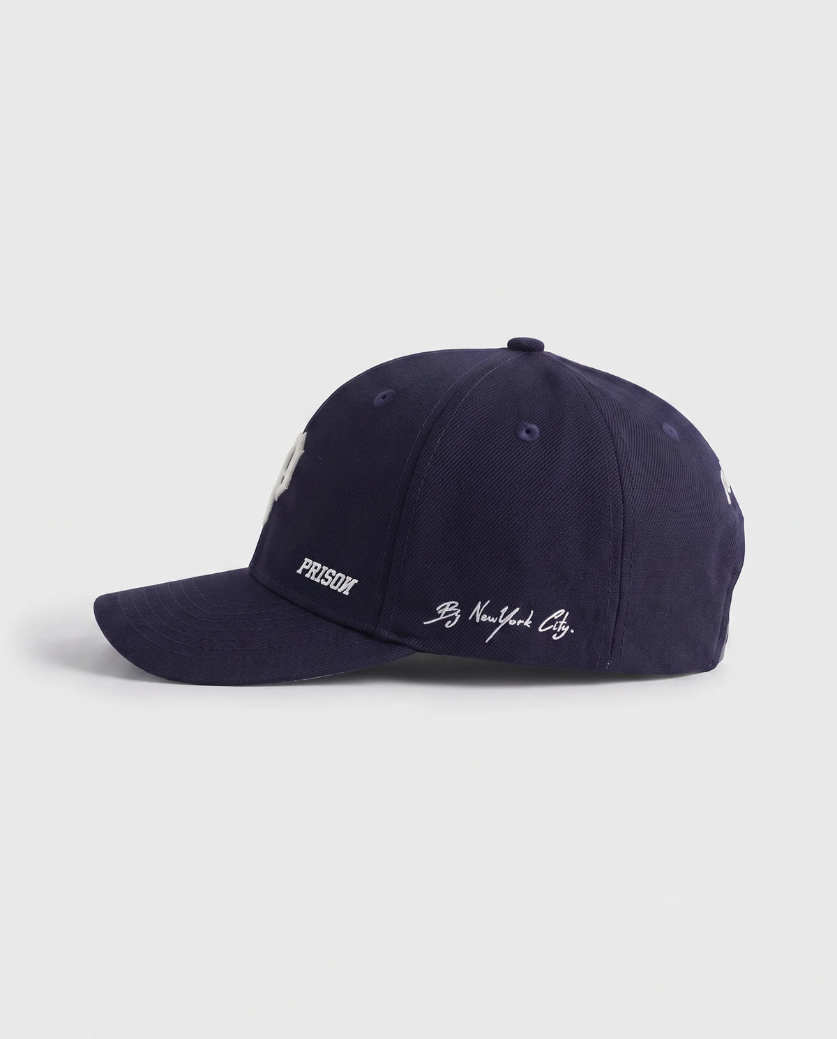 Boné baseball masculino azul marinho aba curva PRISON