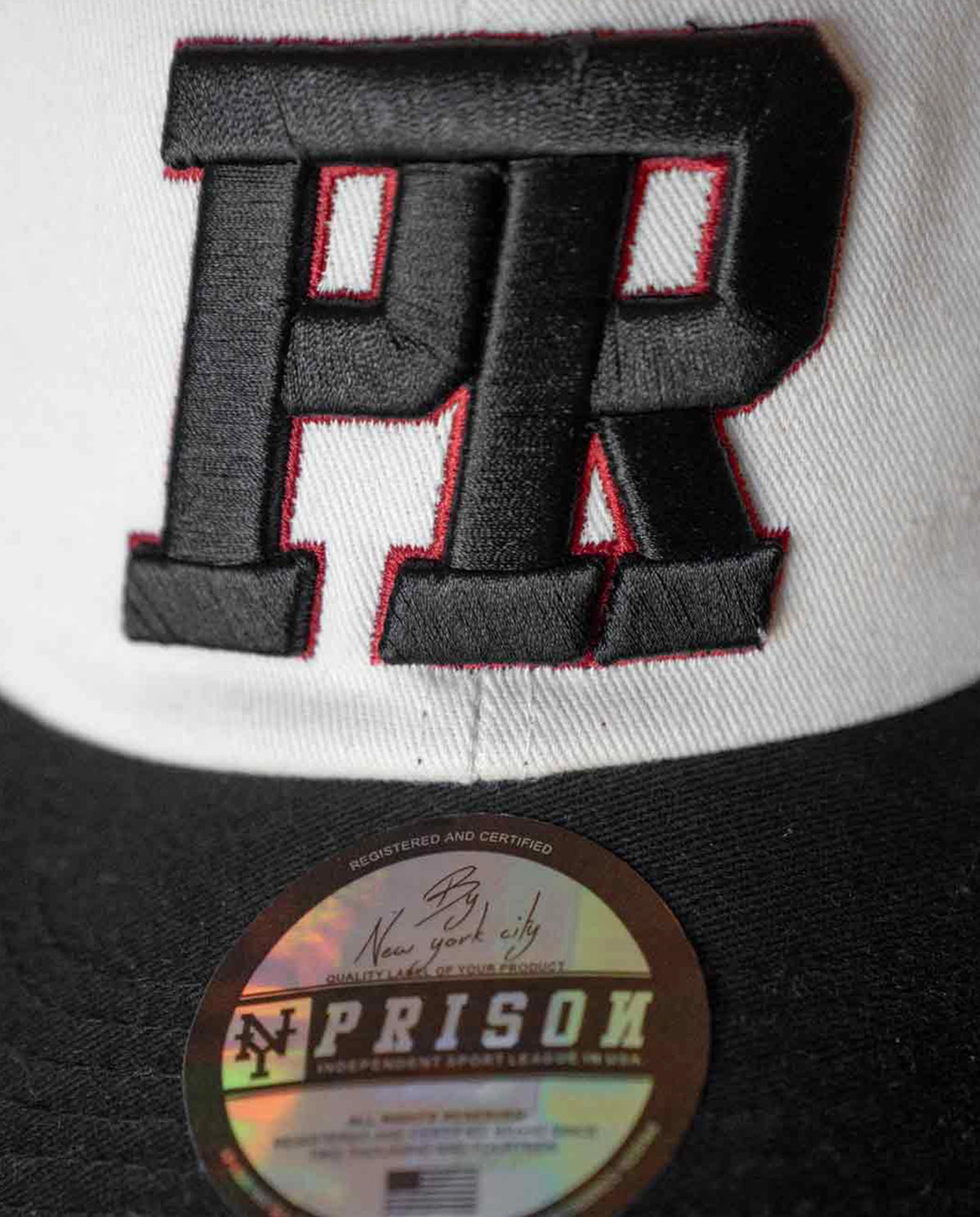 Boné dad hat Prison Classic Branco