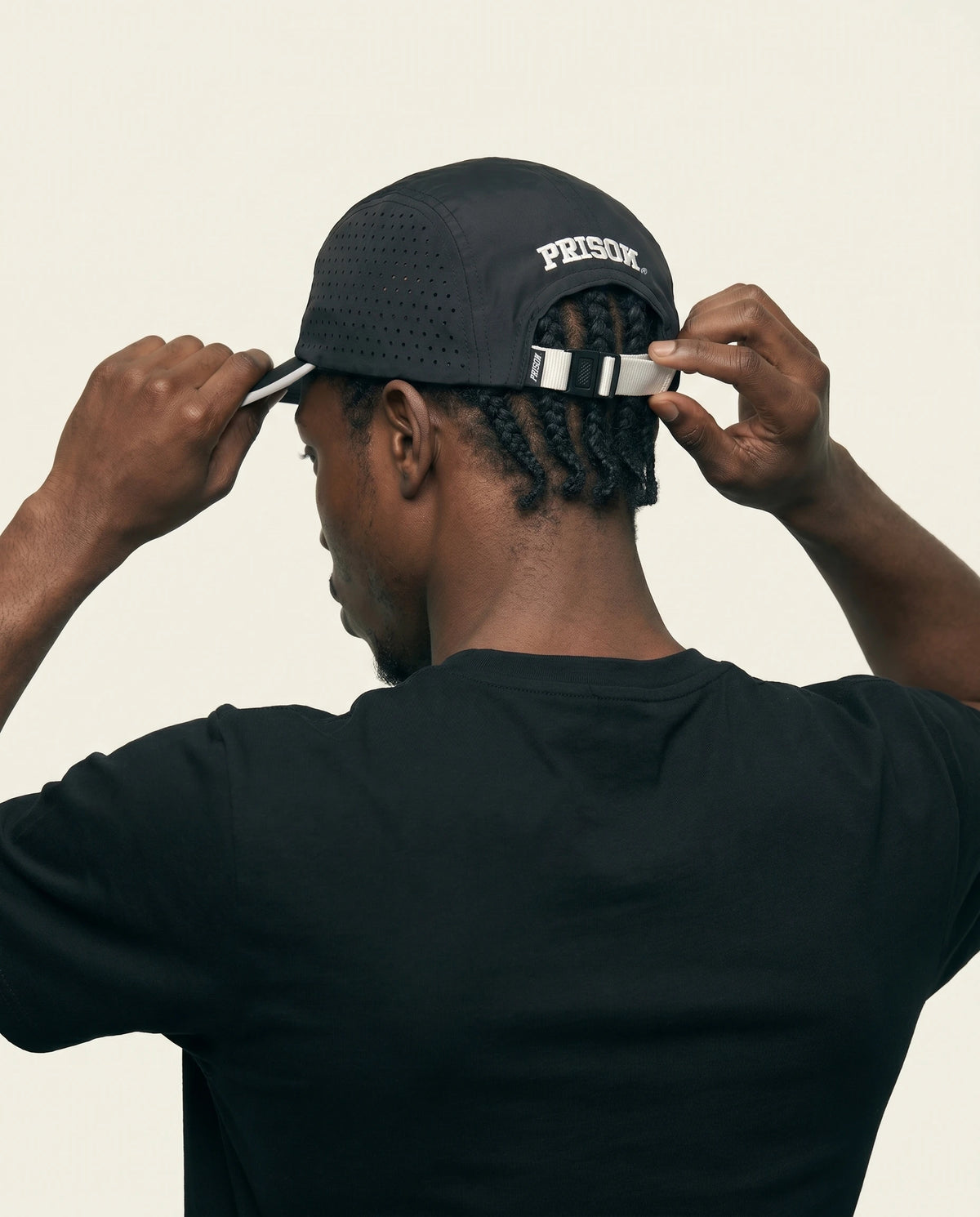 Boné Five Panel Airtech Preto | Corrida Performance