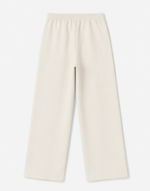 Calça Baggy Moletom Midnight off white
