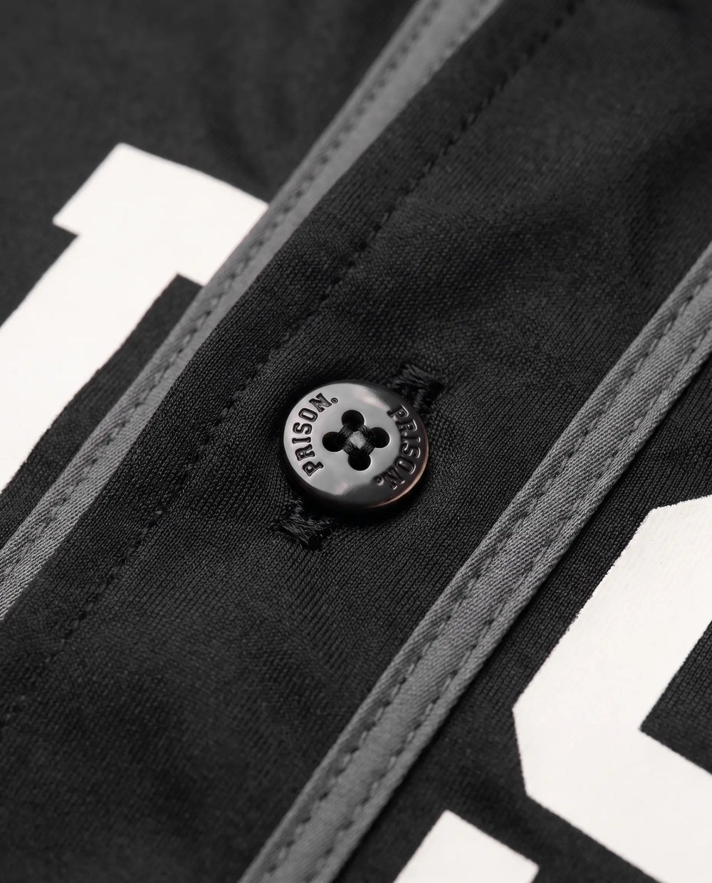 Camisa de Baseball Oversized PRISON® NY 128 Preta