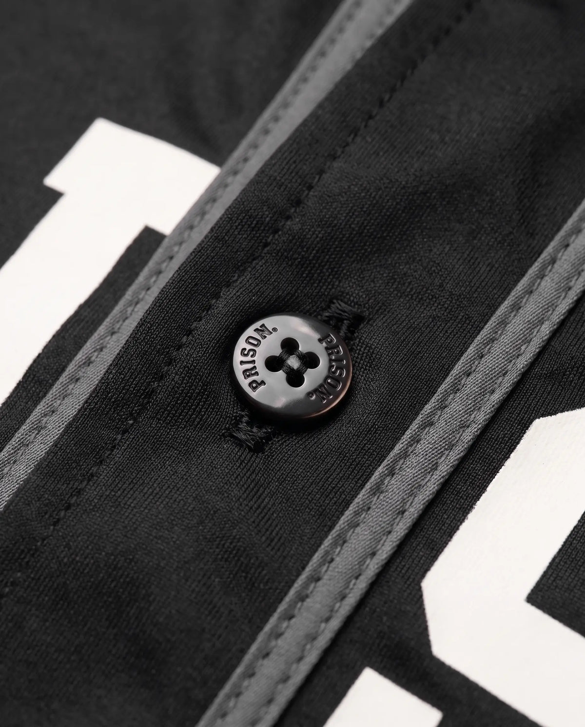 Camisa de Baseball Oversized PRISON® NY 128 Preta