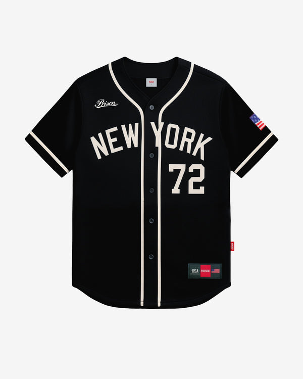 Camisa de Baseball Jersey New york Preta - Prison®Camisa de Baseball