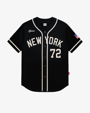 Camisa de Baseball Jersey New york Preta
