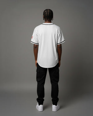 Camisa de Baseball Listrada Tech Branca - Prison®Camisa de Baseball