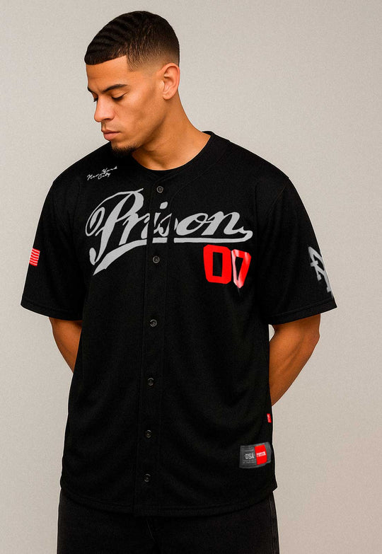 Camisa de Baseball NYC 00 Preto - Prison®Camisa de Baseball
