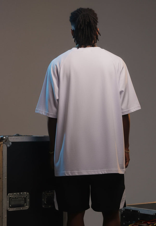 Camisa oversized essential side branca - Prison®Camiseta