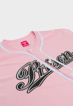 Camisa de Baseball League Yorks Rosa