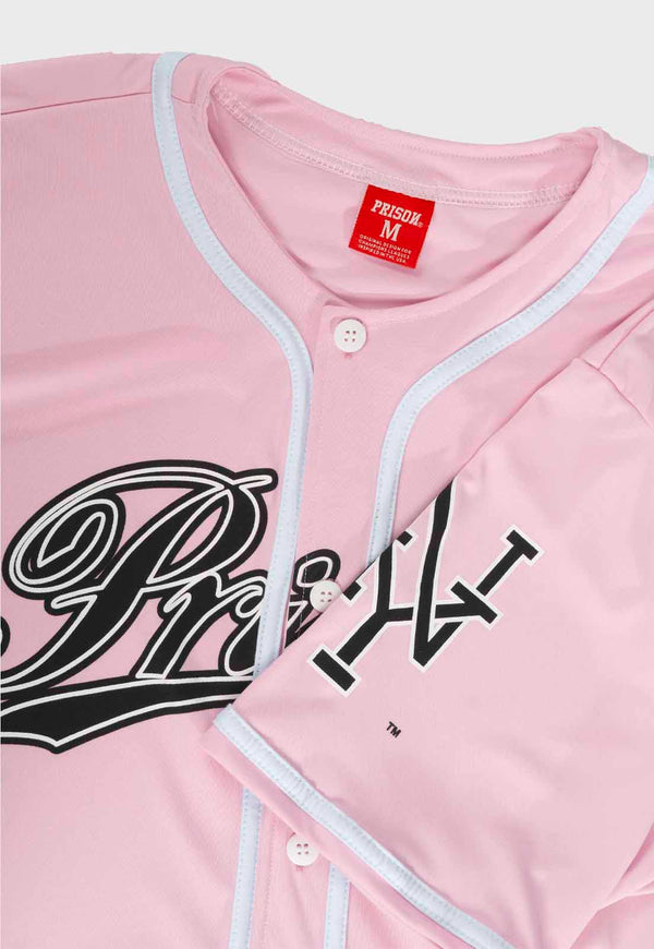 Camisa de Baseball League Yorks Rosa