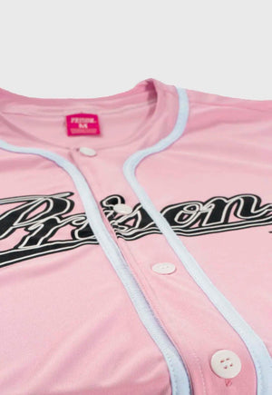 Camisa de Baseball League Yorks Rosa