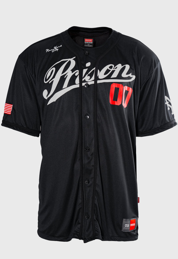 Camisa de Baseball NYC 00 Preto