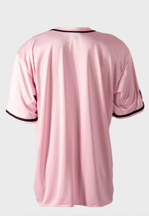 Camisa de Baseball NYC 00 Rosa