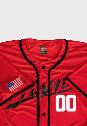 Camisa de Baseball New York 00 Vermelha