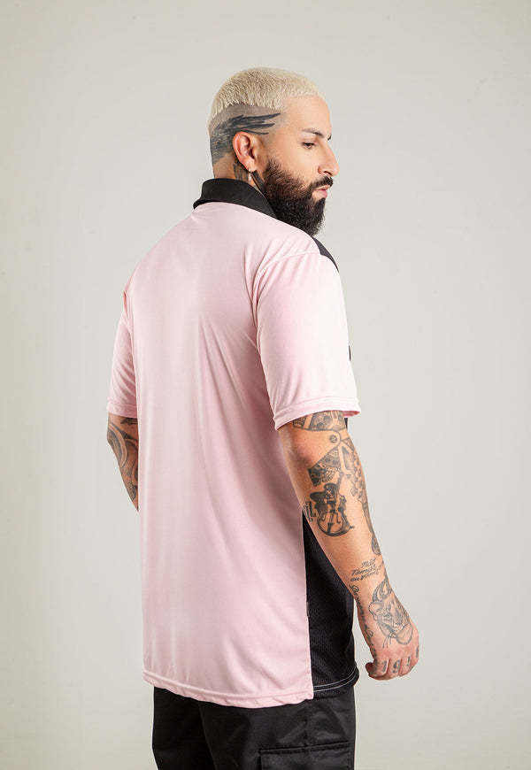 Camiseta Streetwear High Relief Rosa
