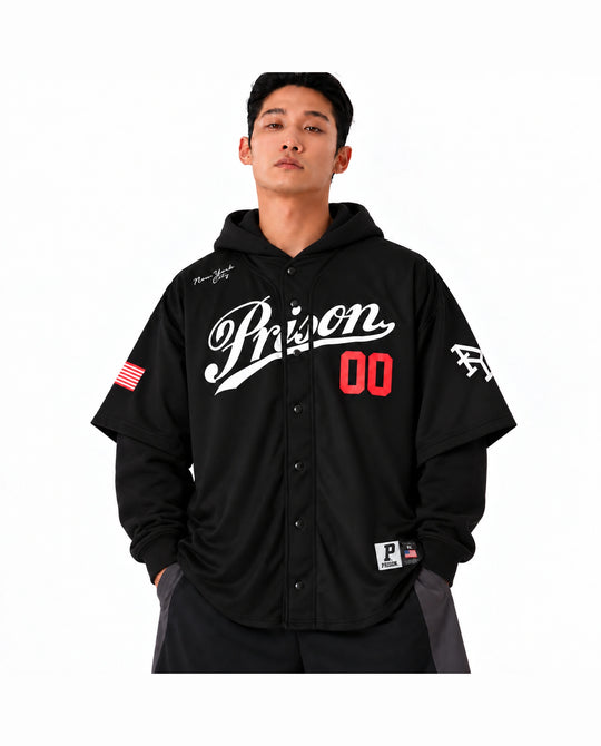 Camisa de Baseball jersey NYC 00 Preto