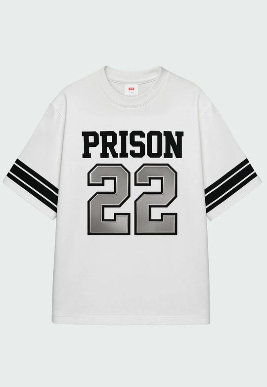 Camiseta basquete College 22 Branca - Prison®Camiseta