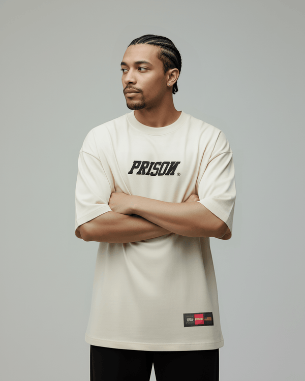 Camiseta box oversized icon logo - Prison®Camiseta